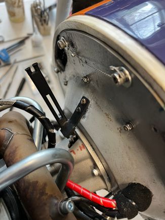 The secret is that the brass tubes (painted black and trumpeted here) pointing EXACTLY to the mixture screws.  Zero misalignment is allowed!