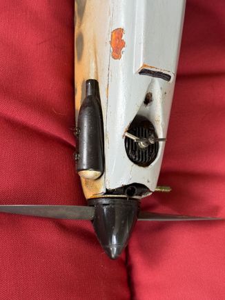 Unlike most glow engines, the .061 MP-Jet diesel runs and idles very well in the inverted position.