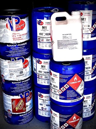 The usual fuel mixing day I will blend 40 to 60 gallons of methanol fuel.
