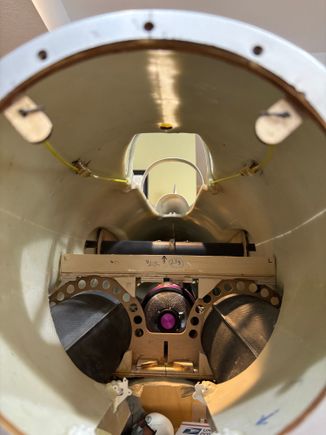 piano wire guided thru nyrod secures canopy from coming off in flight