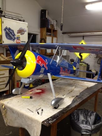 92" Pitts powered by an EME120, ARF built by me