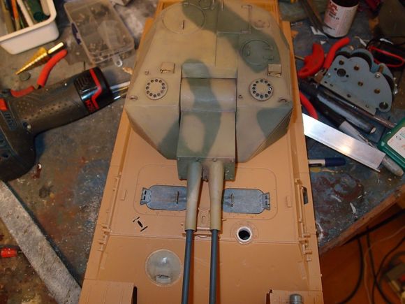 That turned out well , ring never moved while gluing. Cast mg ball fitted and just vision ports to do at the front.