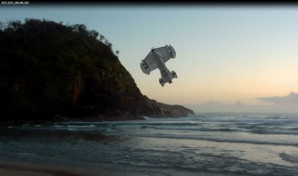 Before sunrise at the beach