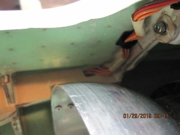 rerouted servo extensions