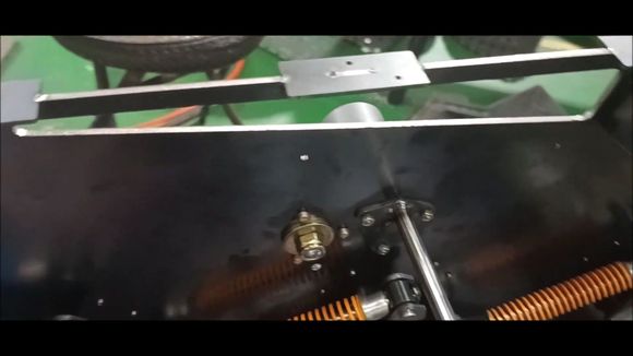 Vehicle front auxiliary wheel and tensioner inner right condition