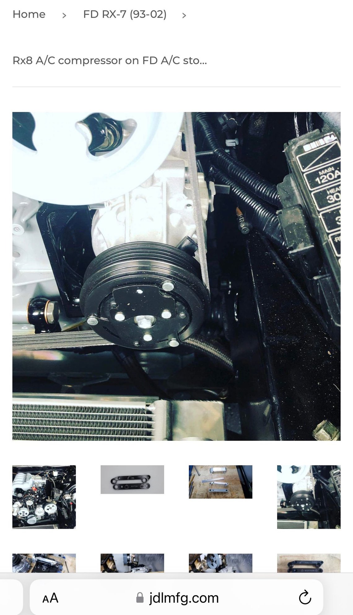 RX8 AC condenser on FD VMIC Page 5 Mazda RX7 Forum