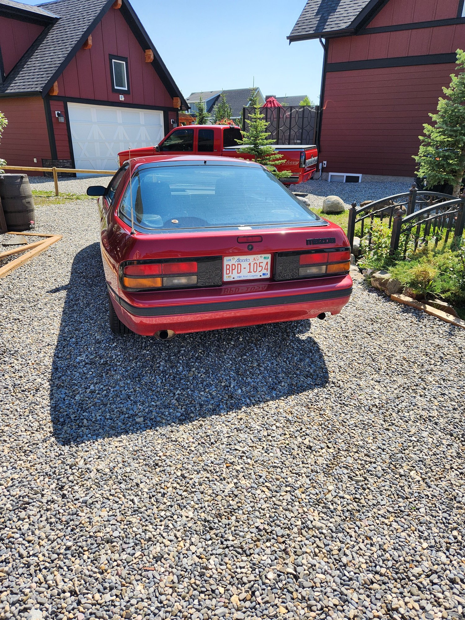 1987 Mazda RX-7 - Turbo II conversion NA RX7 - Used - VIN WP0CA2998XS655383 - 100,000 Miles - Other - 2WD - Manual - Coupe - Red - Calgary, AB T4C1B3, Canada