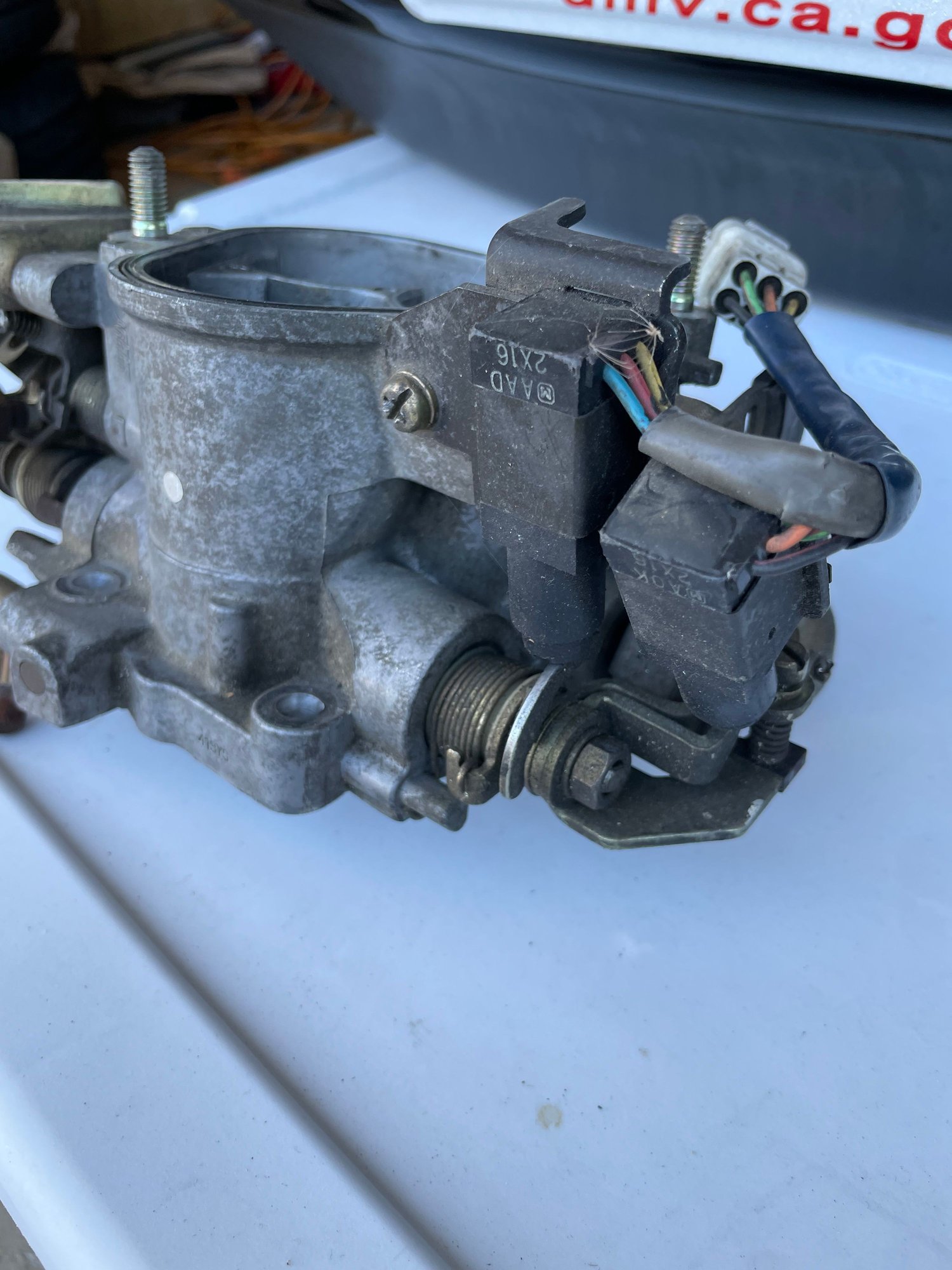 Engine - Intake/Fuel - S5 T2 Throttle body w/TPS - Used - 1989 to 1992 Mazda RX-7 - Santa Clara, CA 95051, United States