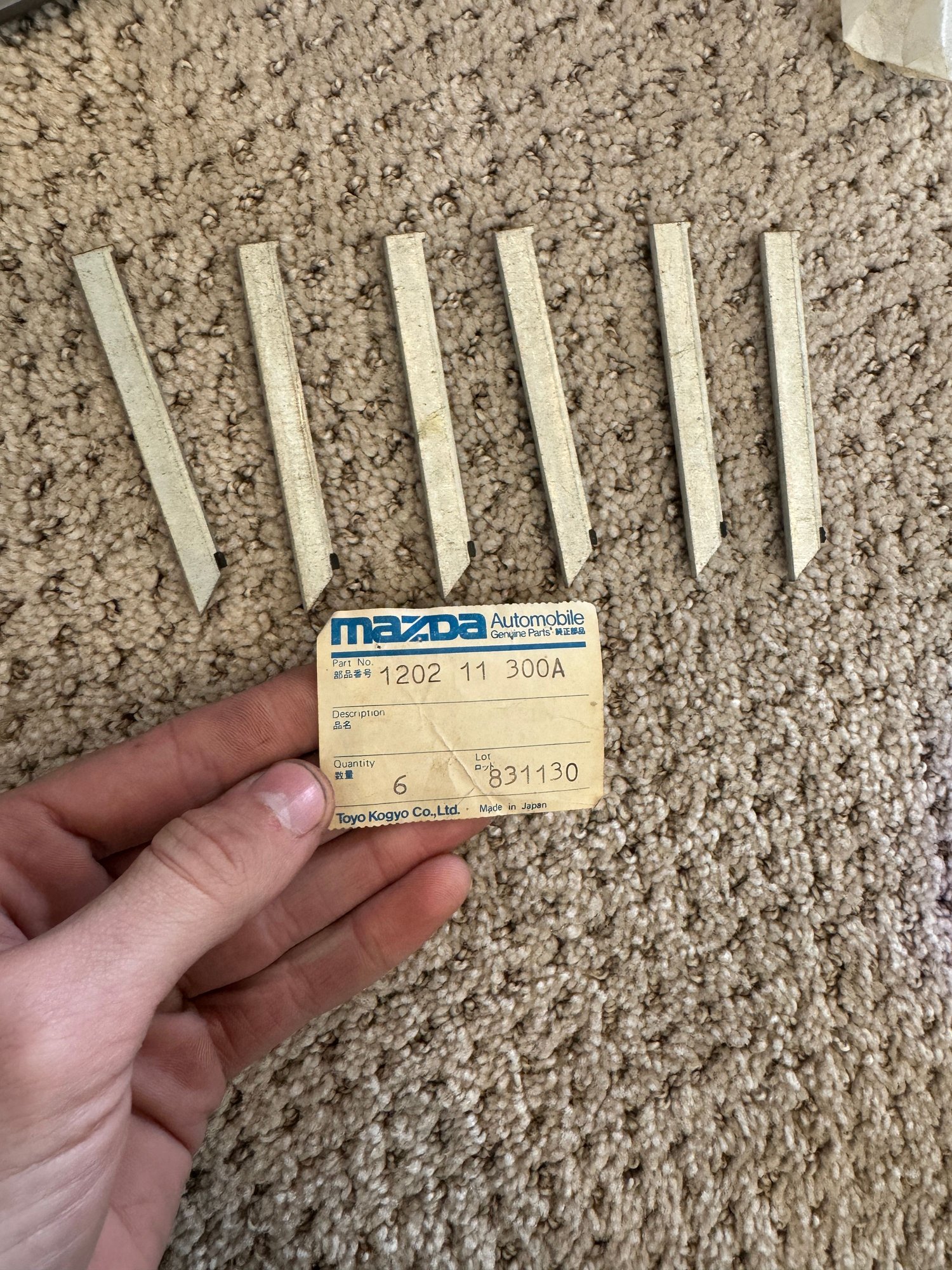 Engine - Internals - NOS Apex Seals 3mm - New - 1960 to 2024 Mazda All Models - Watsonville, CA 95076, United States