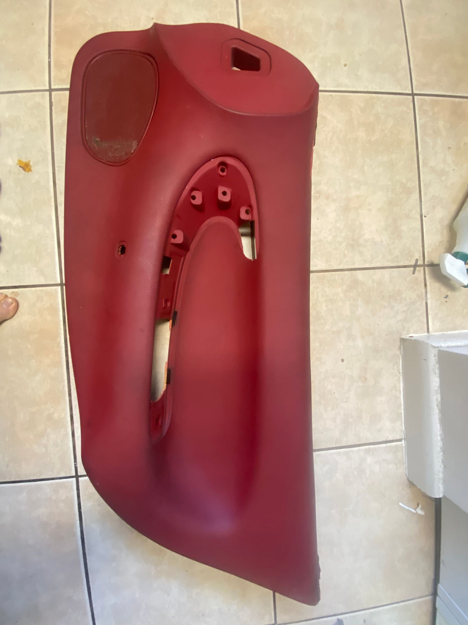 Interior/Upholstery - Red door card bare - Used - 1993 to 1995 Mazda RX-7 - Miami, FL 33173, United States
