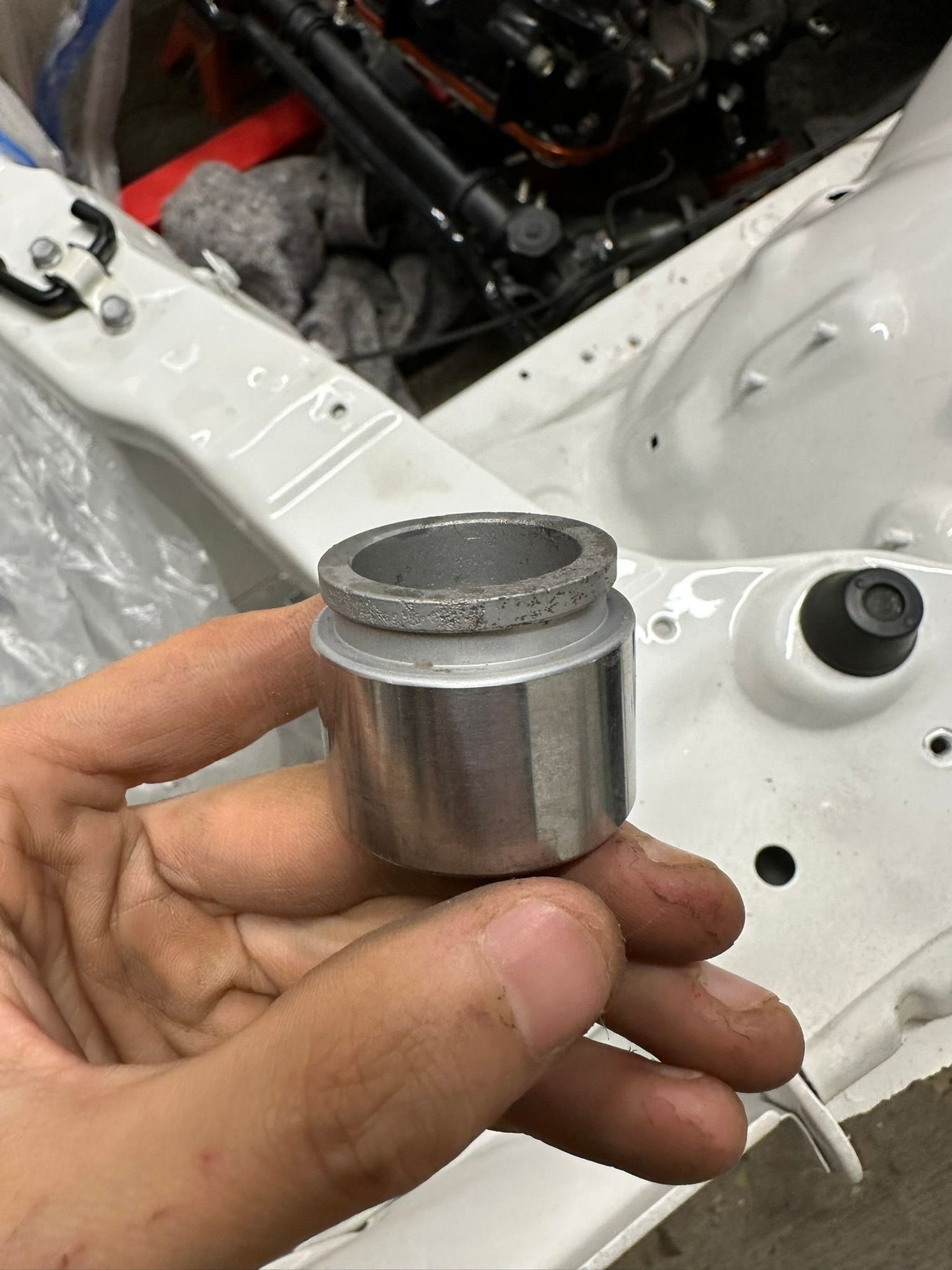 Pitting from rust