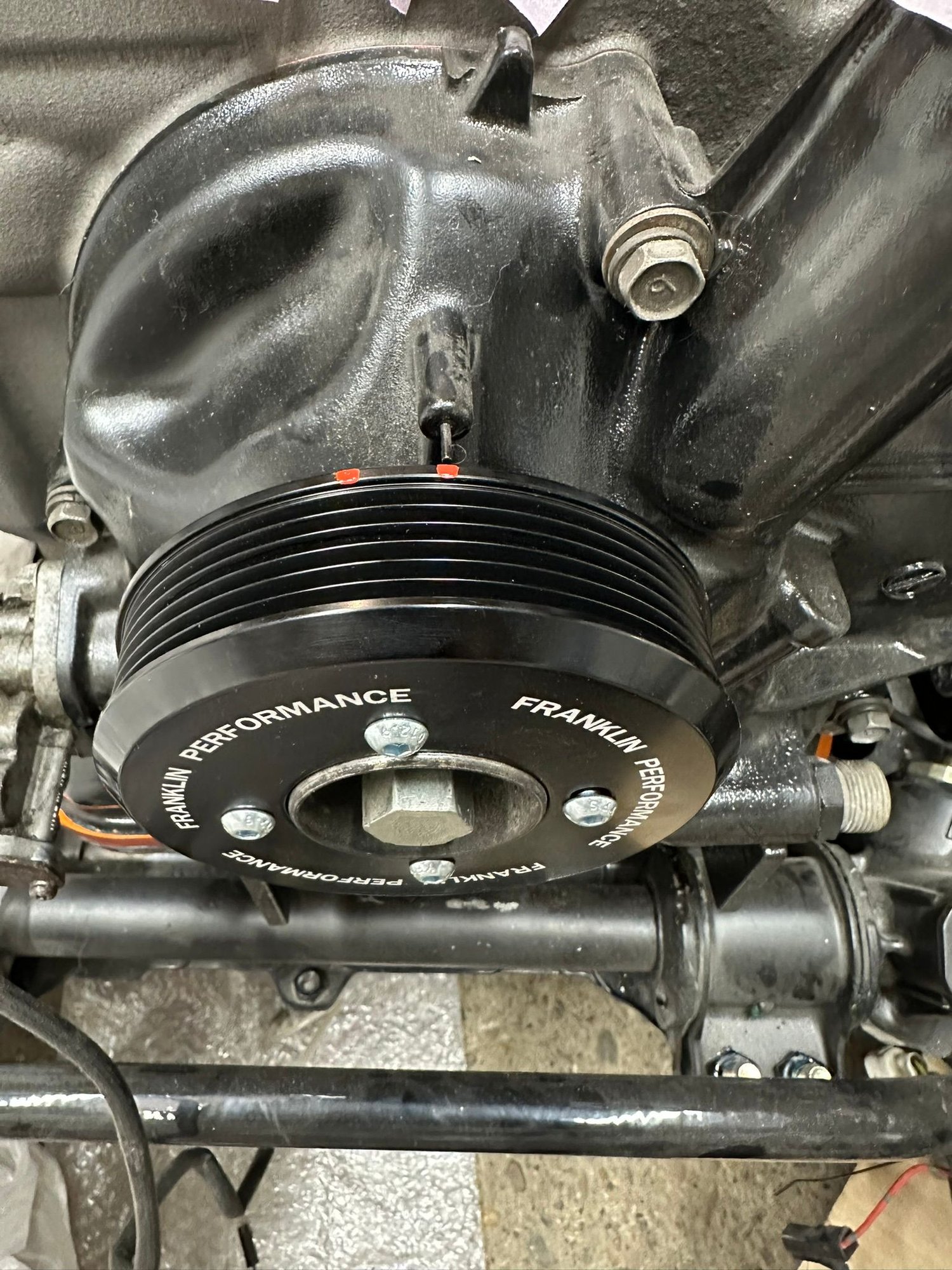 Franklin Performance pulley at +5 and +20 in the left