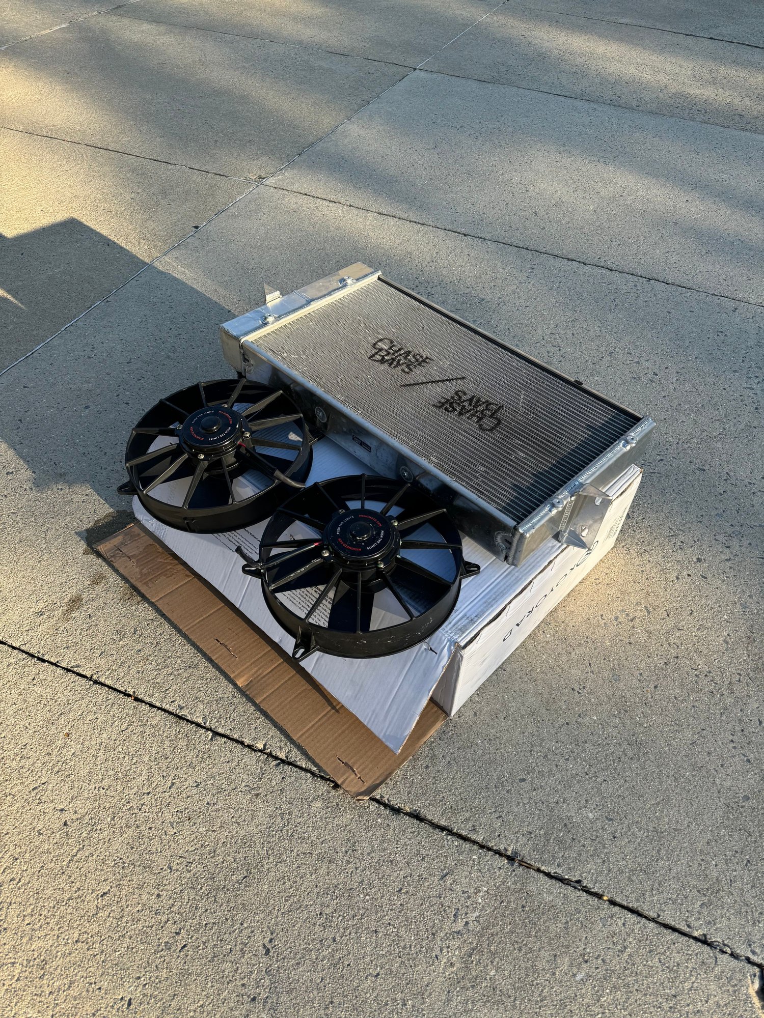 Engine - Electrical - Chase Bays Tucked Radiator (+fans) for Mazda RX7 FD3S (Used) - Used - 1993 to 2002 Mazda RX-7 - Allentown, PA 18031, United States