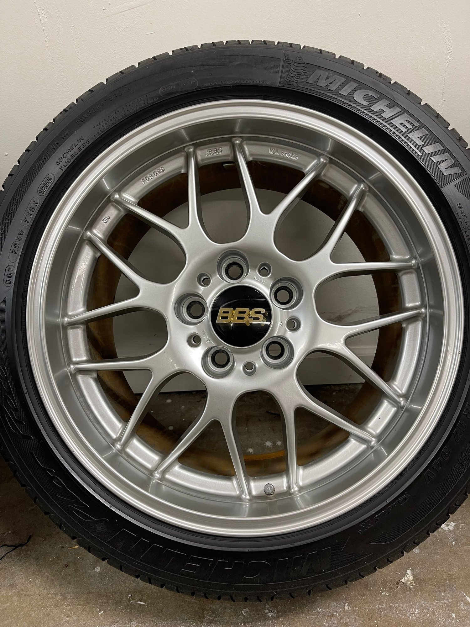 Wheels and Tires/Axles - 17” BBS RGR Wheels, FD RX-7 fitment, 17x9 inch RX7 RG-R Rims with Tires - Used - 1992 to 2002 Mazda RX-7 - San Francisco, CA 94118, United States