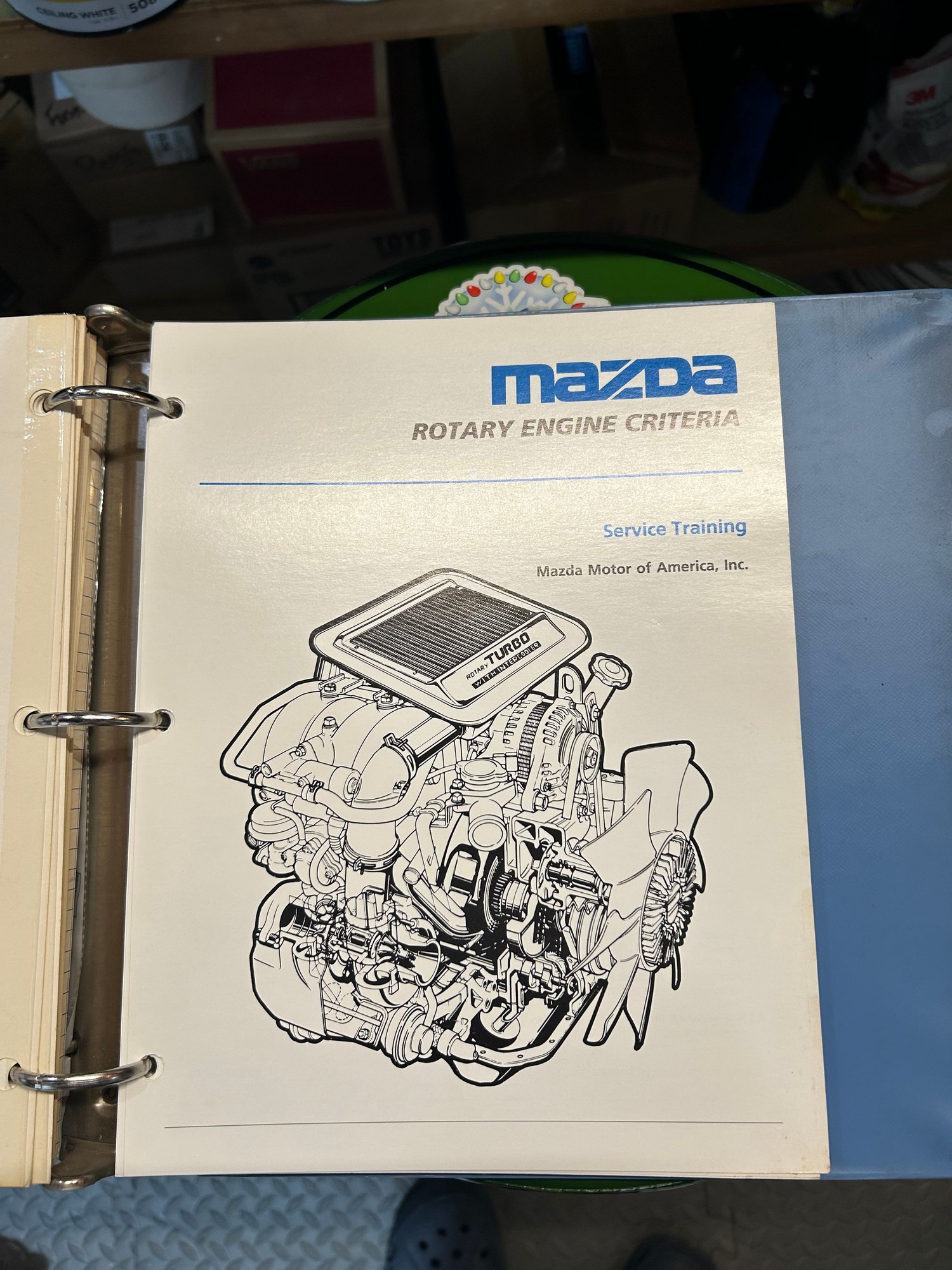 Miscellaneous - Mazda Dealer rx7 tech binder - Used - 0  All Models - West Chester, PA PA, United States