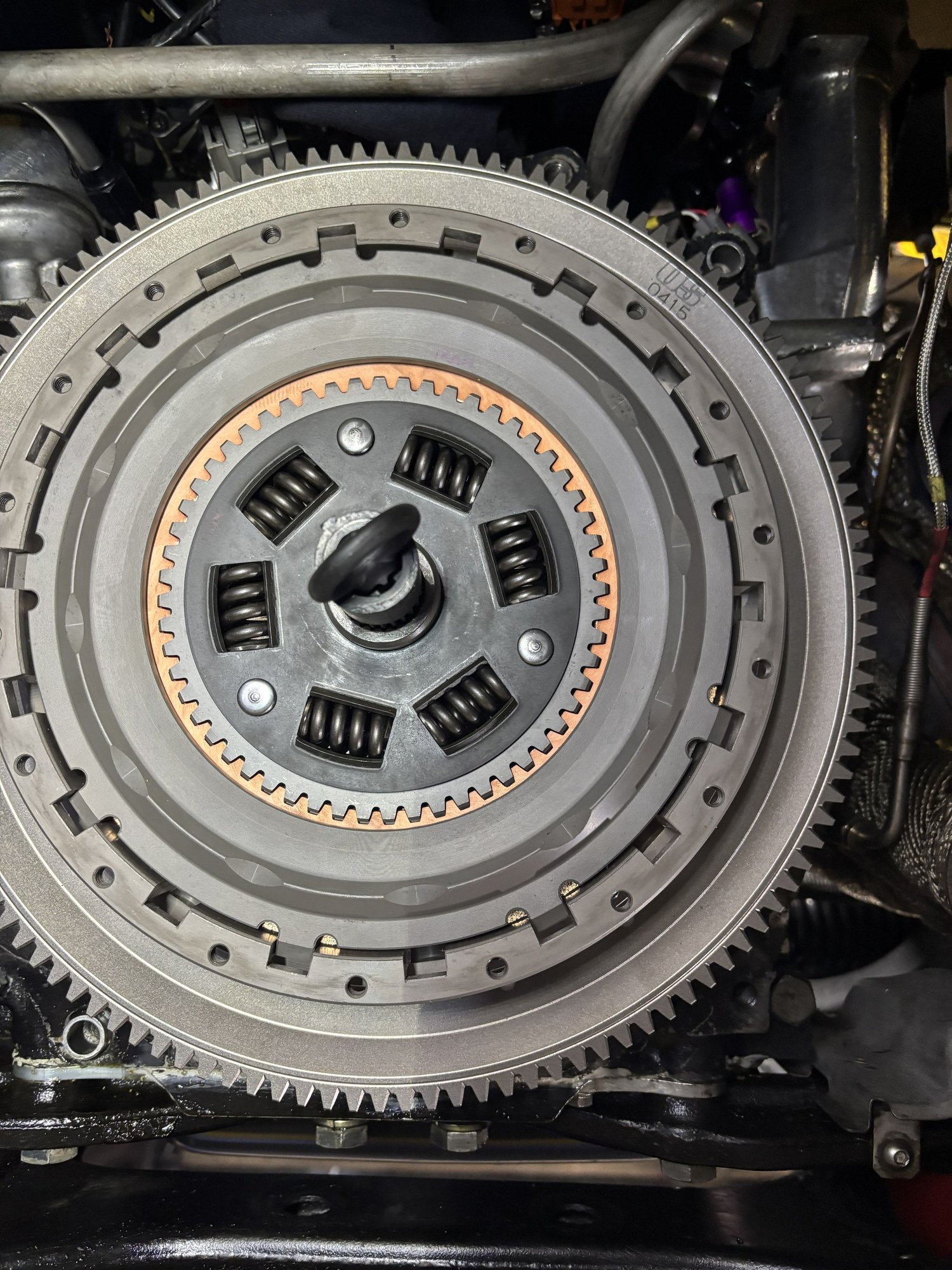 R2CD sprung center, clutch and floater disks