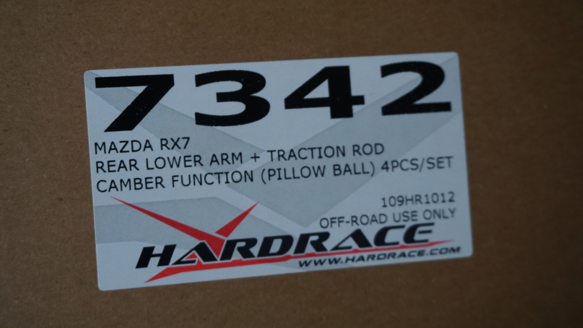 Steering/Suspension - HARDRACE Rear Lower Arms - New - 1993 to 2002 Mazda RX-7 - Tampa, FL 33634, United States