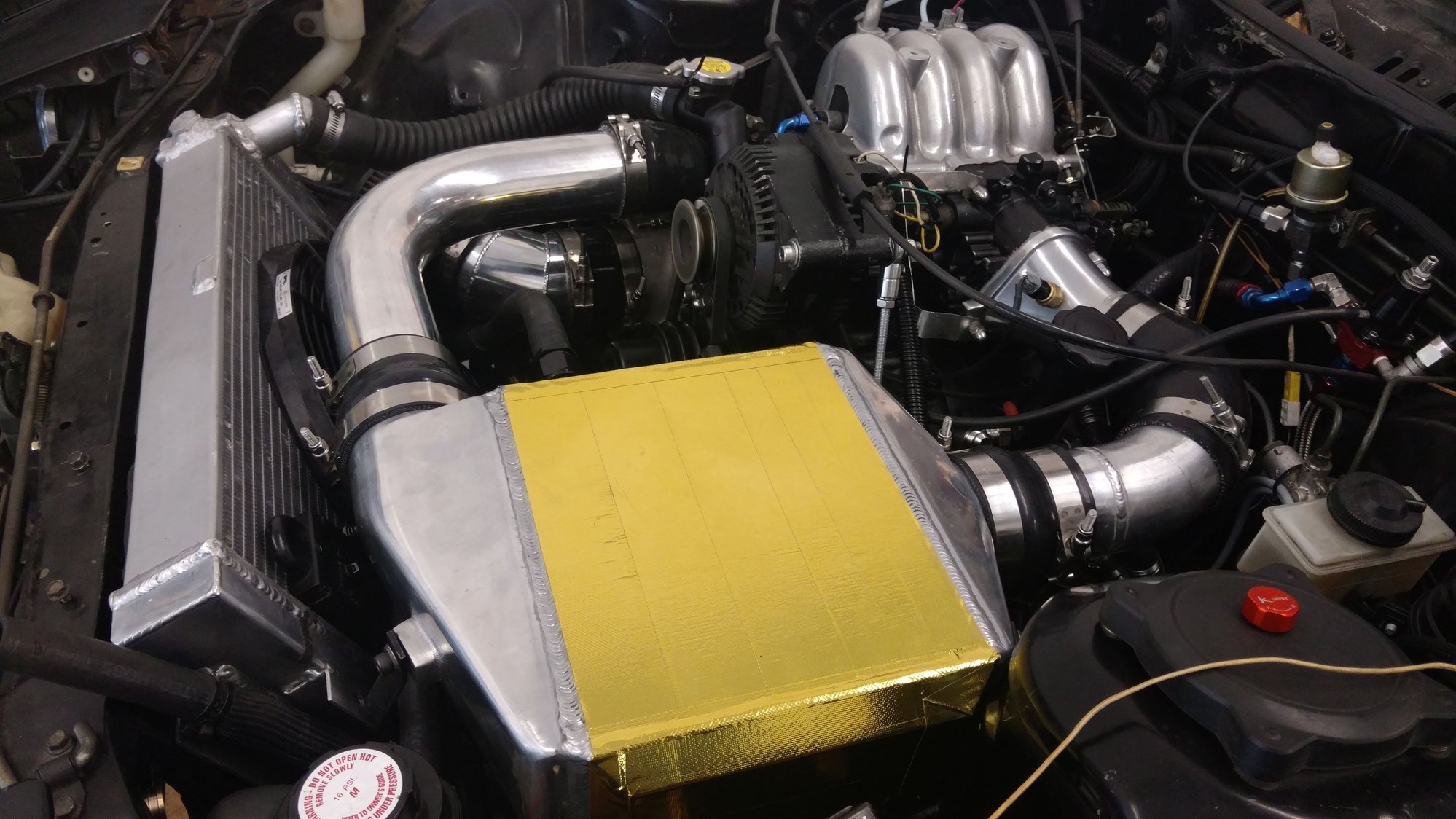 Water to Air Intercooler Installation Mazda RX7 Forum