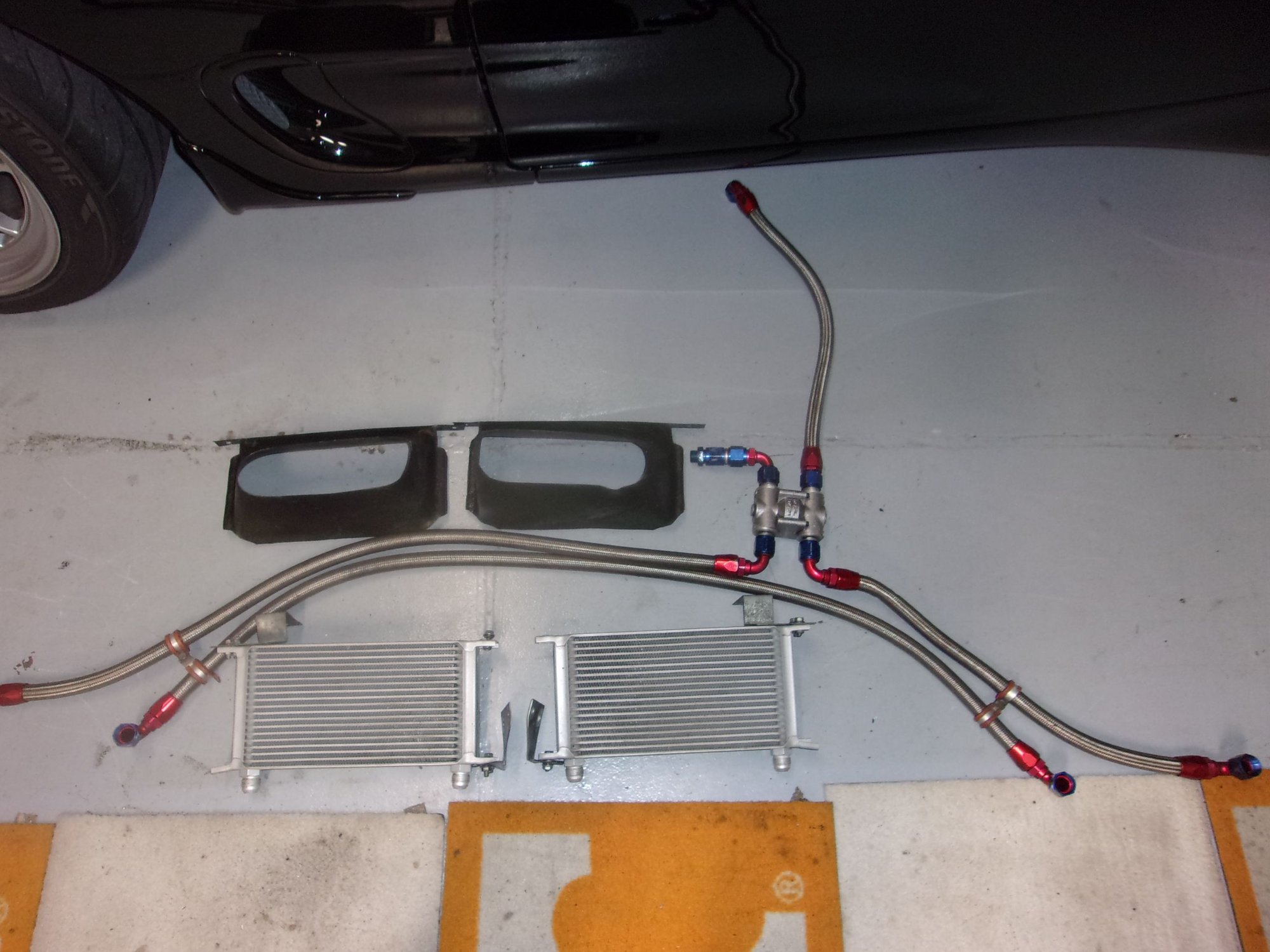 Miscellaneous - Crooked Willow Dual Oil Cooler Set - Used - 1993 to 2002 Mazda RX-7 - Murfreesboro, TN 37130, United States