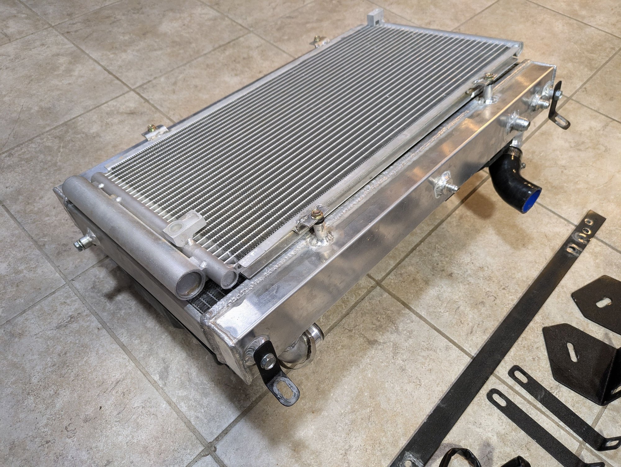 Accessories - FD v-mount radiator setup with fans and RX8 condensor - Used - -1 to 2026  All Models - Binghamton, NY 13905, United States