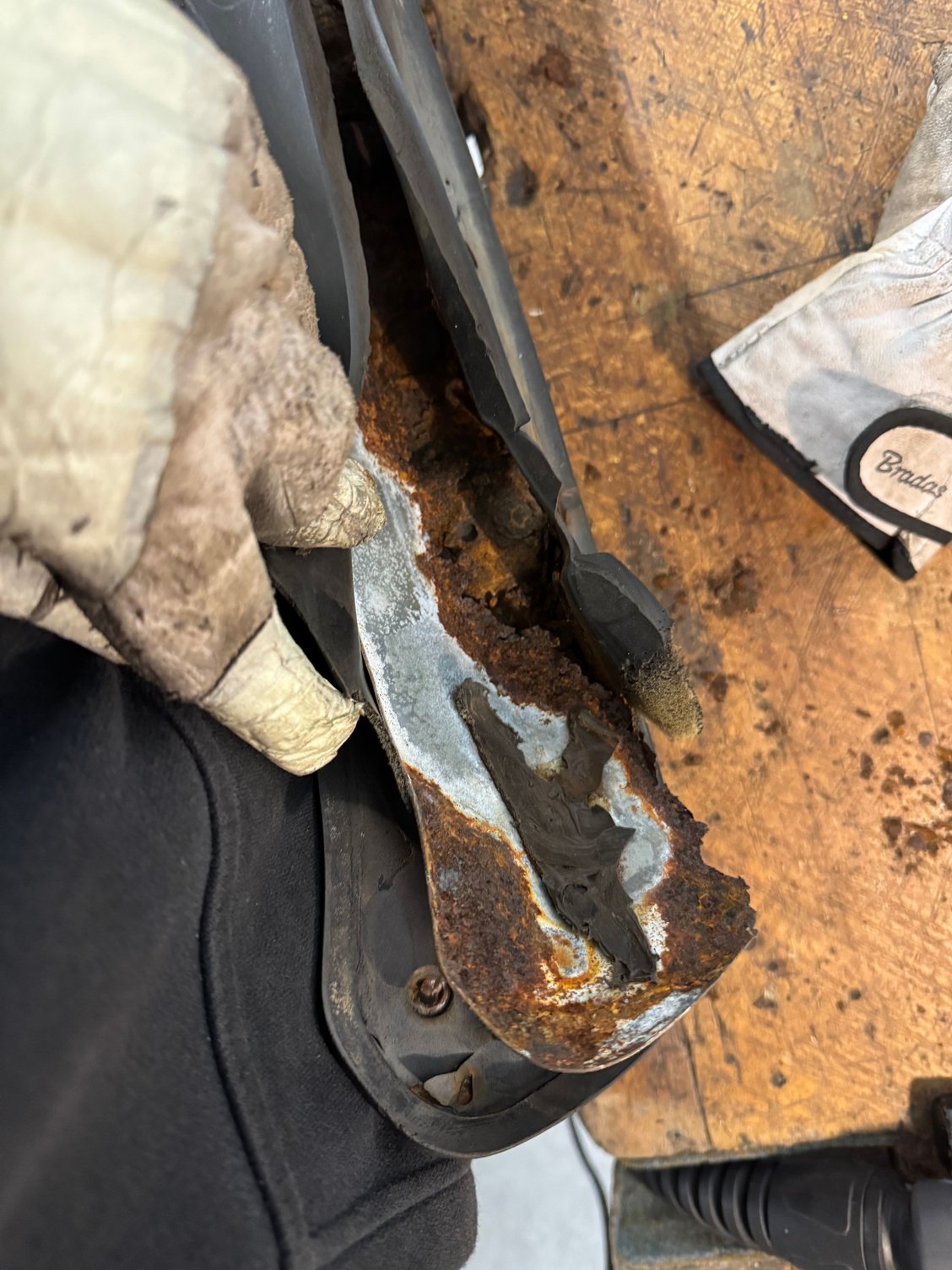 Here is a close up on the edge