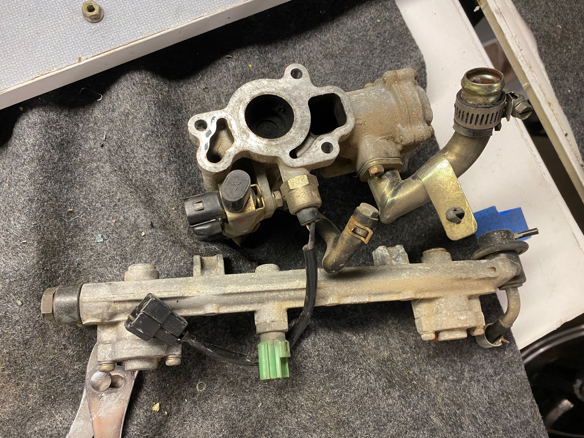 Engine - Intake/Fuel - ACV, secondary rail+injectors, trigger wheel+mag sensors - Used - 1992 to 2002 Mazda RX-7 - Bothell, WA 98012, United States