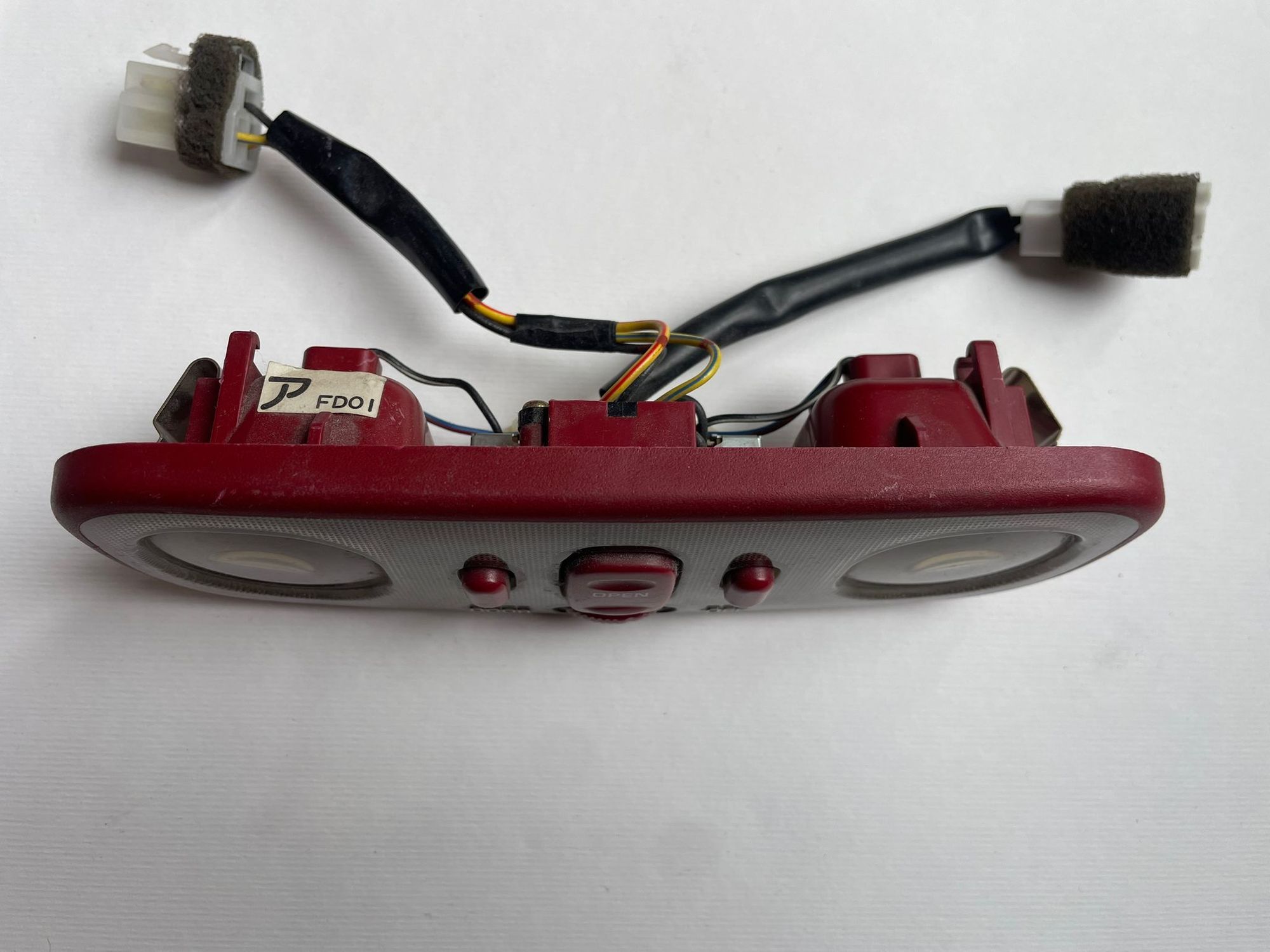 Interior/Upholstery - Red map light/sunroof switch - Used - 1993 to 2002 Mazda RX-7 - Split, Croatia
