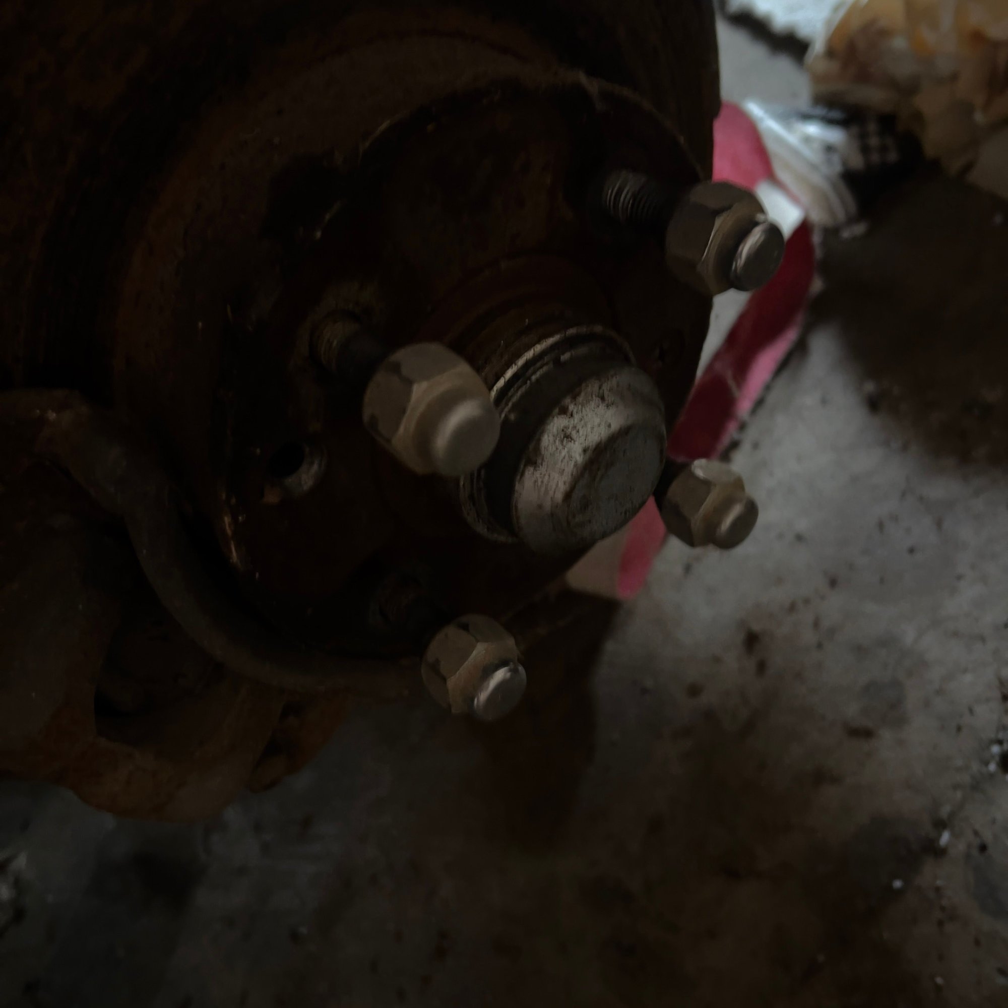 I made sure to keep all the lights on so I didn�t lose them or their places, the rear driver side is rusted solid, so I�m gonna have to figure out how to do that whole fiasco another day