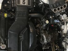 Factory air box retained 