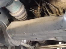 And here's the relatively clean driver's side half shaft