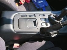 New shift knob, center console, trim, ash tray, and shift boot leather. 