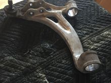 Removed the bushing