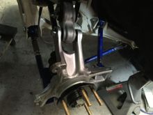 Rear hubs back on.
