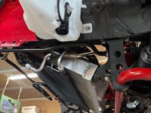 New wiper and coolant fluid reservoirs. New hoses and pump