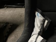 small marks in the LHD passenger bolster. Ironically, it is likely from the velcro of the bolster covers