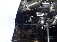 Re-pinned mil-spec connector reinstalled on the firewall