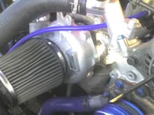 I think thats the old turbo, but it runs a GT40 now