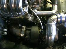 27 Turbo Exhaust and oil line