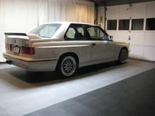E30 M3 in garage...