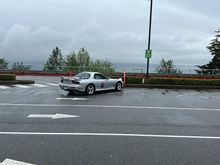 Pre-meet for cruise at Mulgrave School overlooking English Bay.