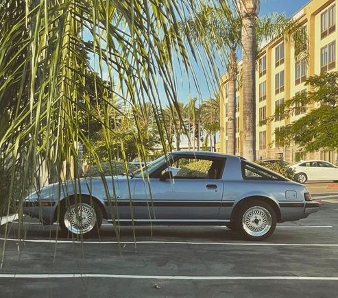 The fact that teenage my son takes pics of his RX7 with a film camera from the same year as his car gives me faith in the future of humanity. 