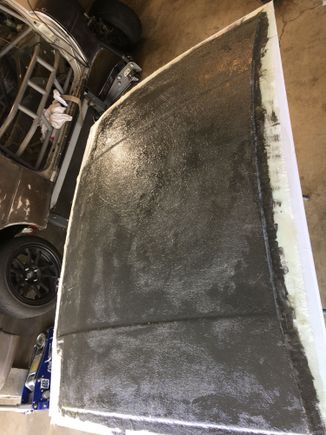 Fiberglass for mold.  