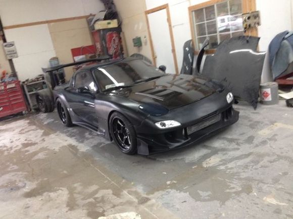 This is my car it is at the paint shop hopefully getting painted
