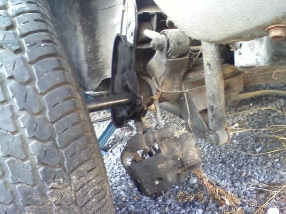 broken brake caliper...  :(