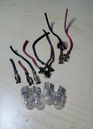 7 Wires and Bulbs from Marker Lights