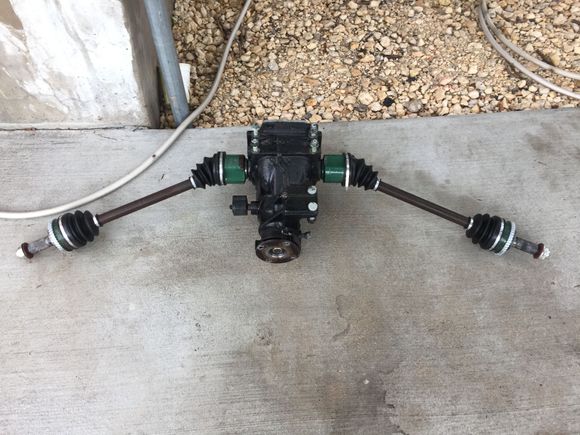 Step 2 Power washed rear diff