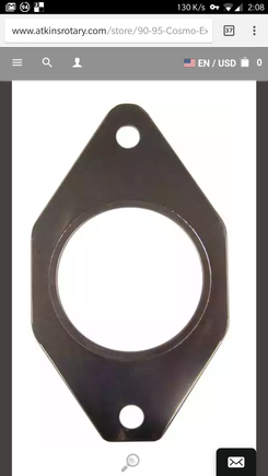 New cosmo gaskets ordered from Atkins