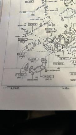 Lower oil pipe has gaskets both ends. This pipe seems closest to the leaking area in your pick.