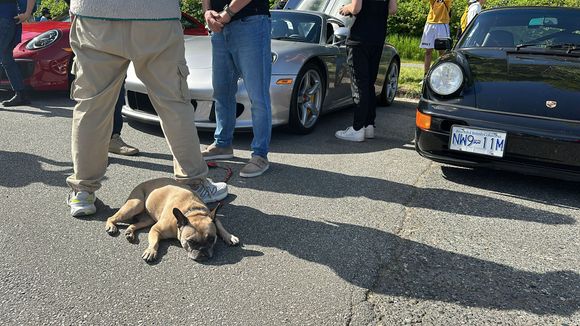 Some of us were more impressed by the $1 million Porsche.