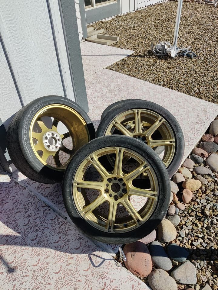 Wheels and Tires/Axles - Work Emotion XC8 Staggered 18's with Hooser R6 Tires - Used - 0  All Models - Tucson, AZ 85742, United States